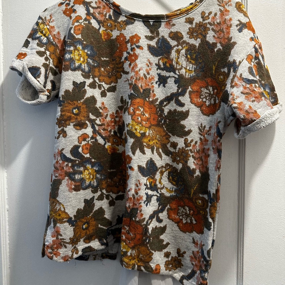 Anthropologie Floral Print Women's Top